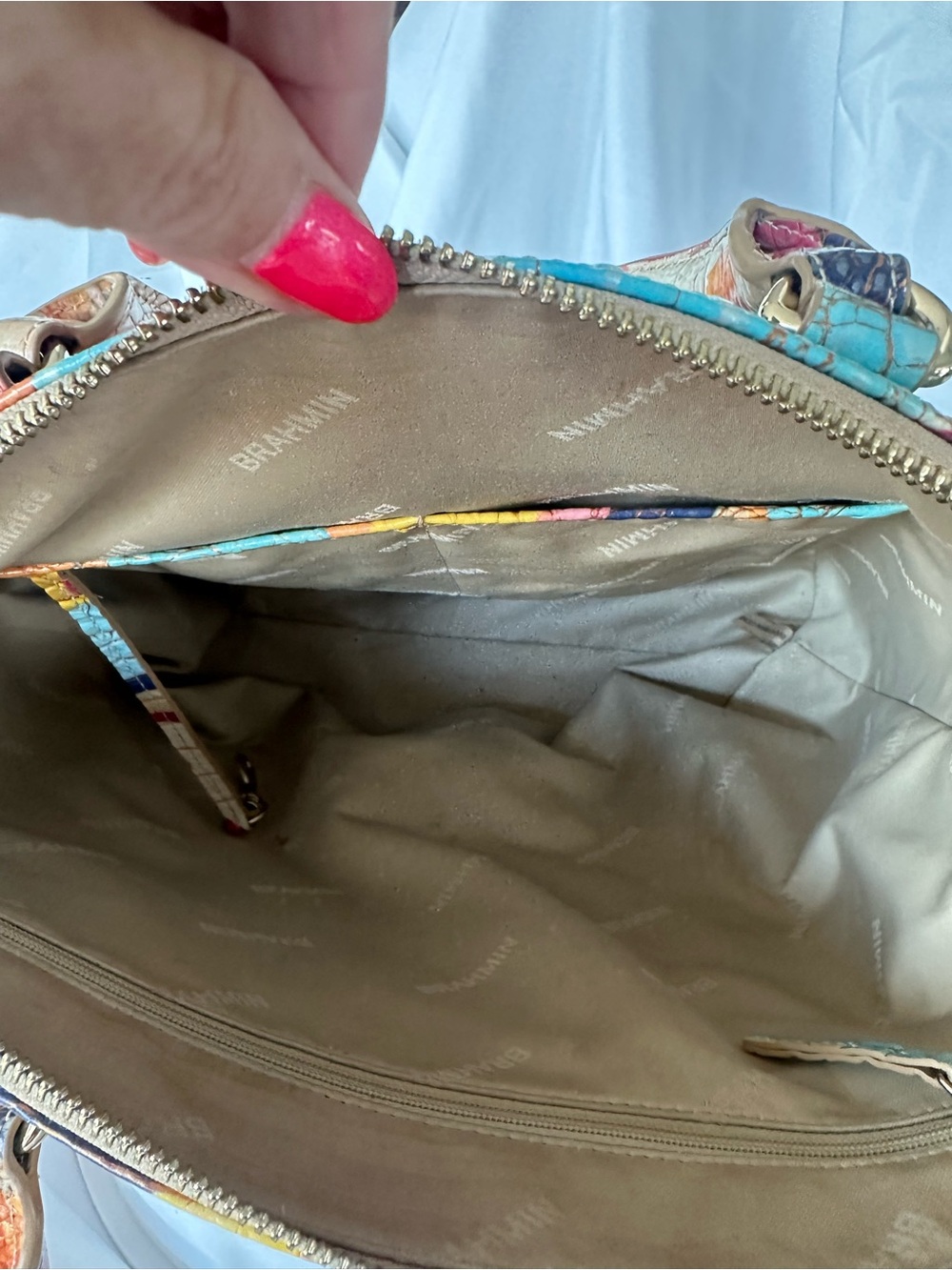 Brahmin Large Duxbury Satchel & Matching Wallet Set — Expression Melbourne - Picture 6 of 9
